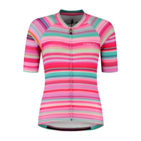 Canary Hill Sunset fietsshirt voor dames voorpand