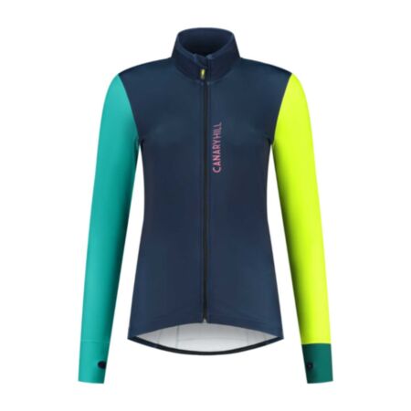 Canary Hill Aurora long sleeve cycling jersey front
