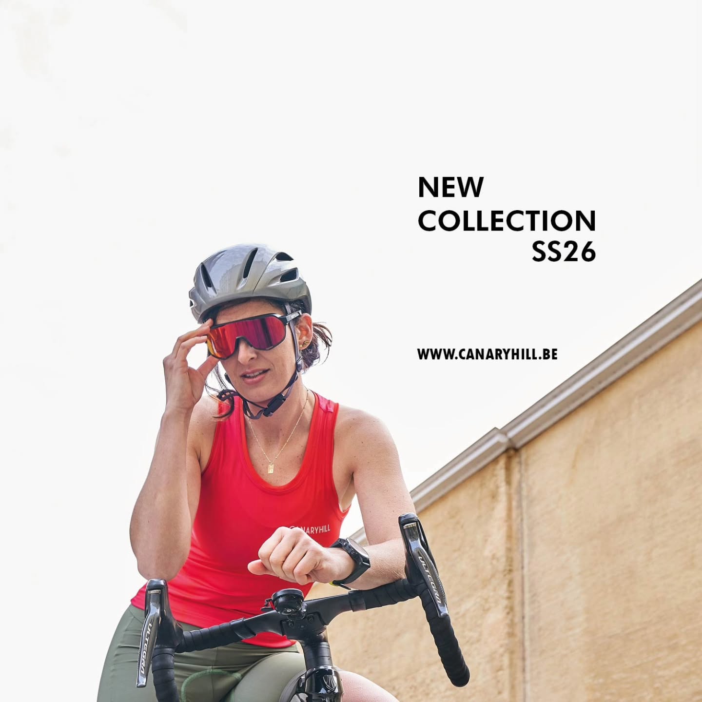 SS26: Brush
A flaming red cycling shirt and dito sleeveless tanktop with subtle shades of pink.  Simple and elegant.
The shirt has a short feminine cut and comes with matching aero armwarmers.  Breathable fabric.
Effortless standing out made easy, you&#039;re welcome.
.
#cycing #cyclingfashion #womenscycling #cyclingjersey #addsomeglamour